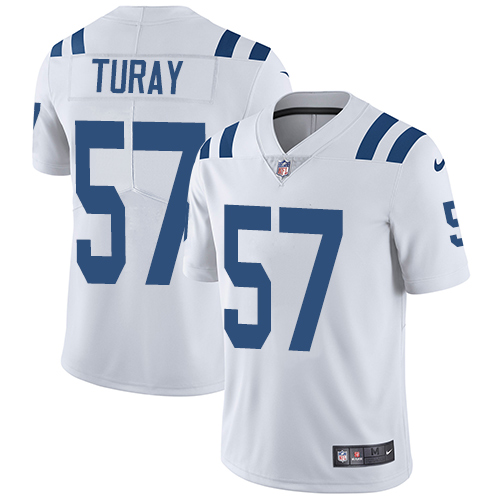 Nike Colts #57 Kemoko Turay White Men's Stitched NFL Vapor Untouchable Limited Jersey - Click Image to Close